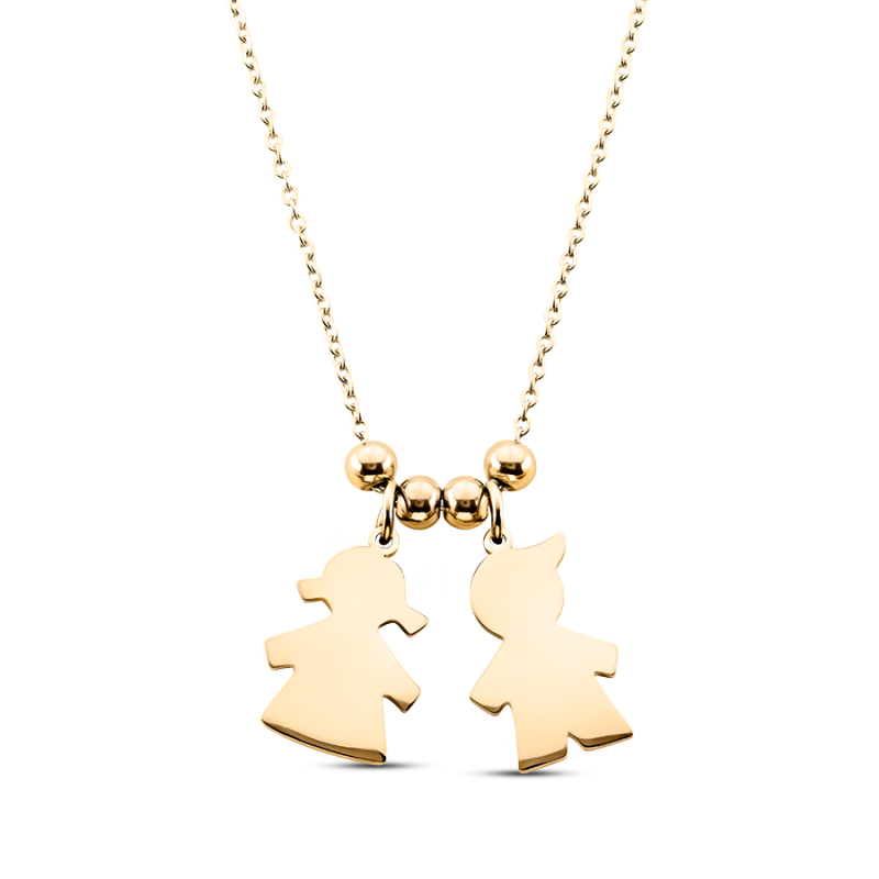 Collana Personalizzata con Bambini - Gold - 62