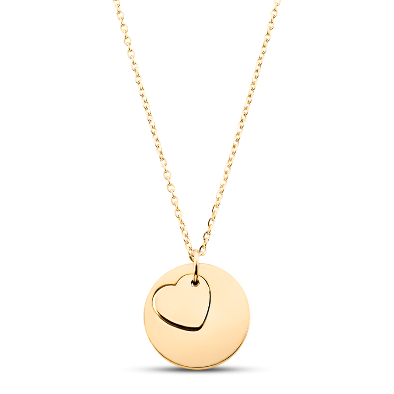 Collana Personalizzata con Piccolo Cuore - Gold - 62