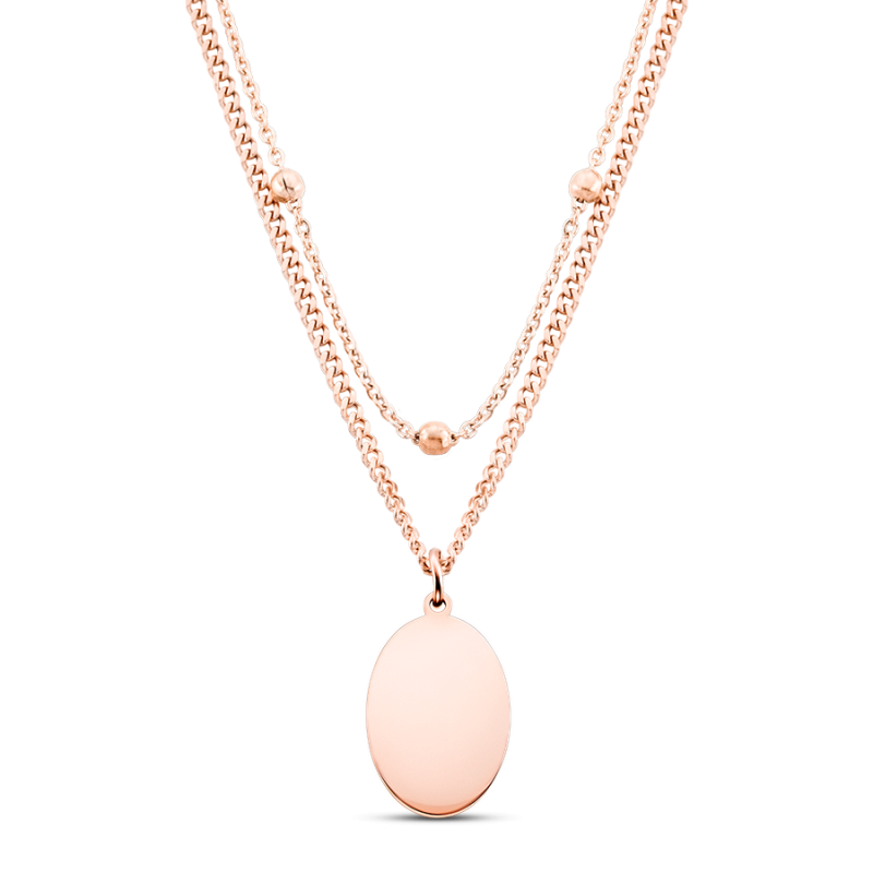 Collana Personalizzata Floreale - Rosegold - 61