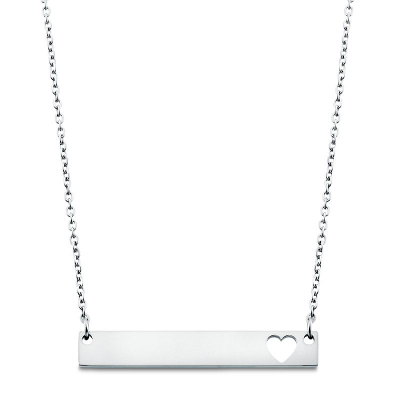 Collana Personalizzata con Coordinate - Silver - 60