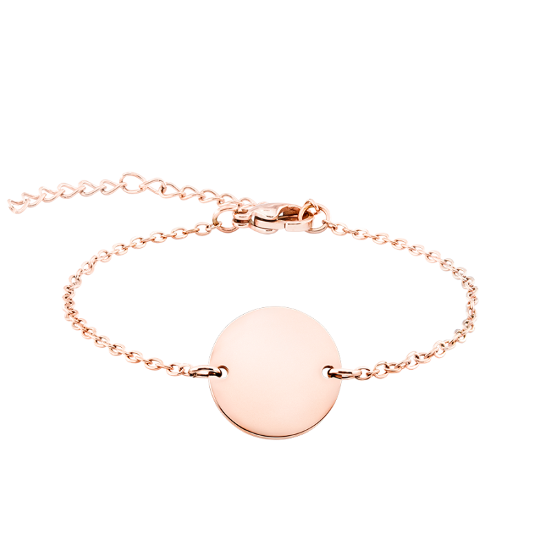 Bracciale Personalizzato con Cerchio - Rosegold - 61