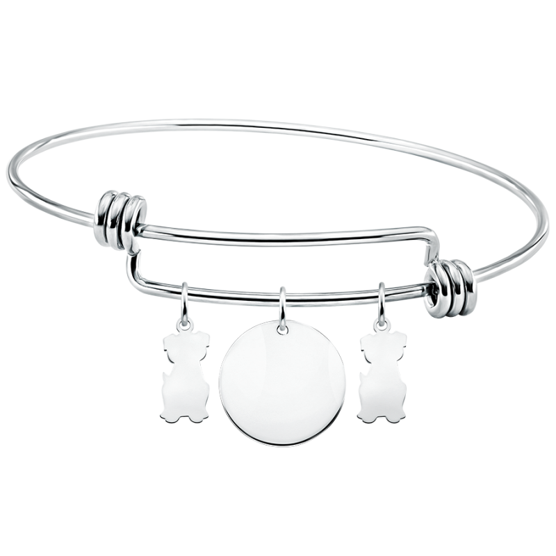 Bracciale Personalizzato con Cani - Silver - 60