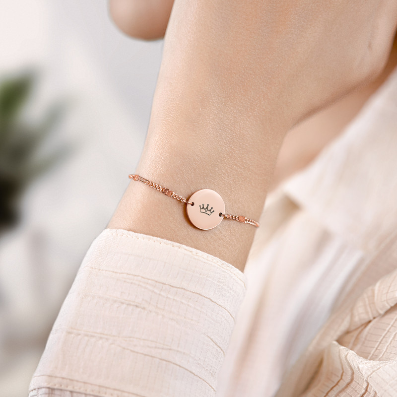 Bracciale Personalizzato con Illustrazione - Rosegold - 61