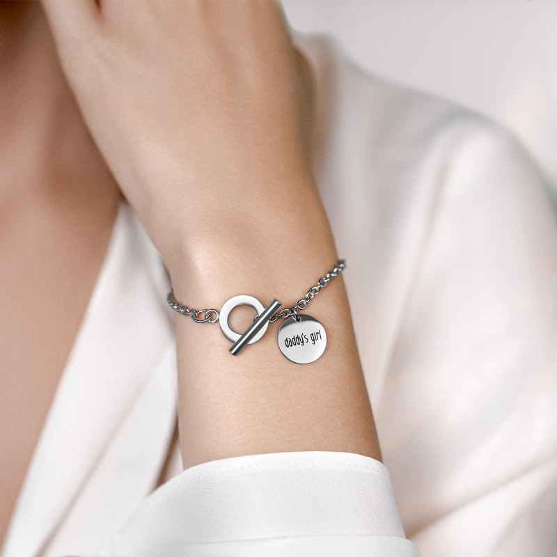 Bracciale Personalizzato di Lusso con Cerchio