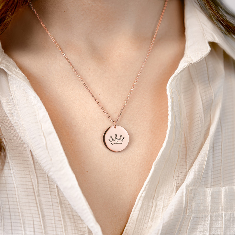 Collana Personalizzata con Illustrazione - Rosegold - 61