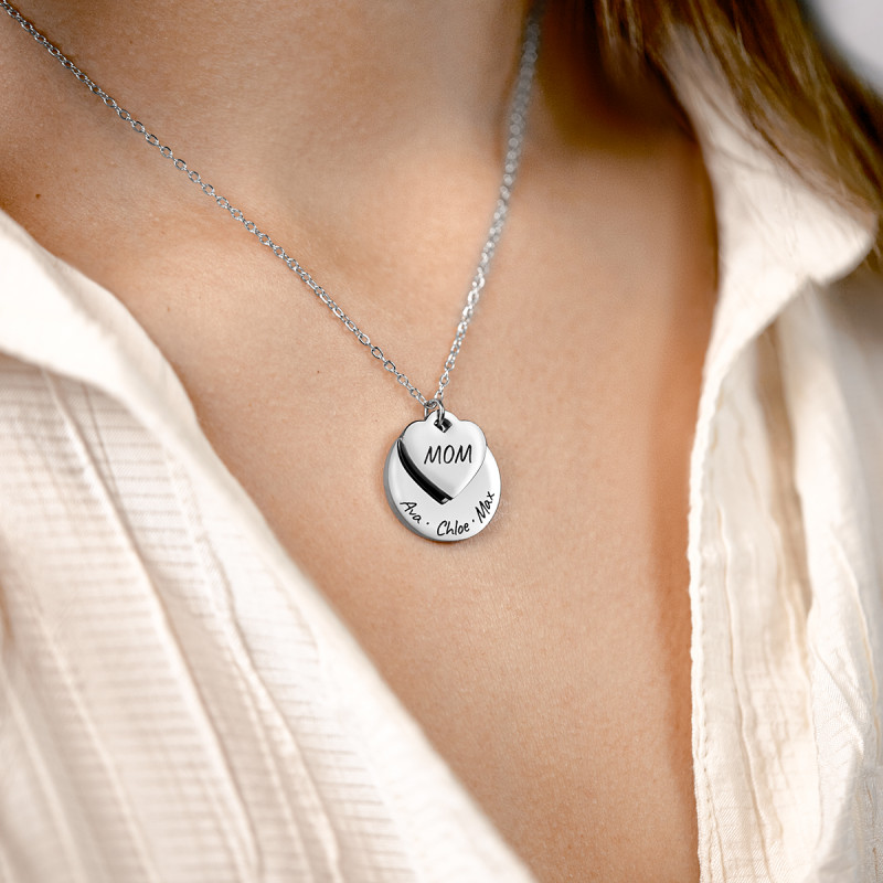 Collana Personalizzata con Cerchio e Cuore