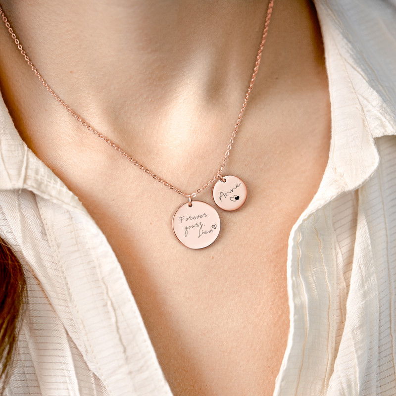 Collana Personalizzata con Calligrafia - Rosegold - 61